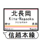 信越本線 駅名 シンプル＆気軽＆いつでも（個別スタンプ：19）