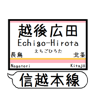 信越本線 駅名 シンプル＆気軽＆いつでも（個別スタンプ：27）