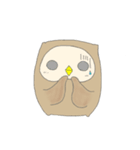 ズボラな ふくろう ズボラララ（個別スタンプ：17）