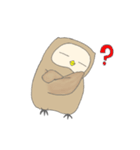 ズボラな ふくろう ズボラララ（個別スタンプ：19）