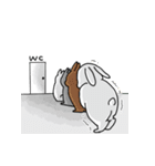 遅刻の言い訳うさぎ（個別スタンプ：16）