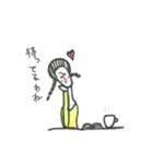 なで肩の人（個別スタンプ：3）