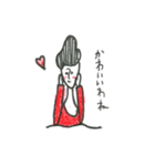 なで肩の人（個別スタンプ：5）