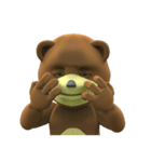 かっこいいくまさん3D（個別スタンプ：9）