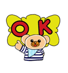 くまのほんわか挨拶スタンプ（個別スタンプ：10）
