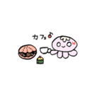 となりのイカは白い（個別スタンプ：28）