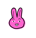 ちょっぴり出っ歯なうさぎ（個別スタンプ：3）