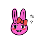 ちょっぴり出っ歯なうさぎ（個別スタンプ：10）