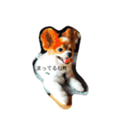 現実逃避がちのパピヨン。（個別スタンプ：32）