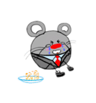 ビジネスマン ねずまるくん（個別スタンプ：11）