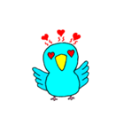 青いマメルリハインコ（個別スタンプ：2）