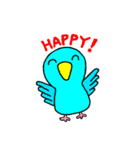 青いマメルリハインコ（個別スタンプ：12）