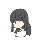 目つきの悪い女の子（個別スタンプ：1）