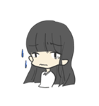 目つきの悪い女の子（個別スタンプ：3）