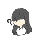 目つきの悪い女の子（個別スタンプ：4）