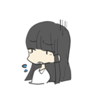 目つきの悪い女の子（個別スタンプ：5）