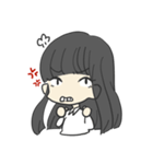 目つきの悪い女の子（個別スタンプ：7）