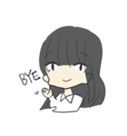 目つきの悪い女の子（個別スタンプ：8）