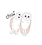 ふくろう＊かわいい＊（個別スタンプ：3）