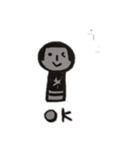 こけしとお面（個別スタンプ：3）