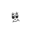 モノトーン絵文字（個別スタンプ：2）