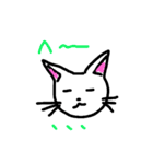 手書きイラストスタンプにゃん♪（個別スタンプ：3）