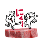 続！とにかく肉が好き！肉好きカモーンヌ！（個別スタンプ：5）