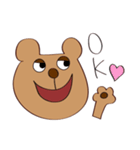茶クマさん。日常（個別スタンプ：3）