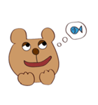 茶クマさん。日常（個別スタンプ：35）