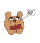 茶クマさん。日常（個別スタンプ：36）