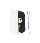 雨の日女の子とかたつむりのスタンプ（個別スタンプ：27）