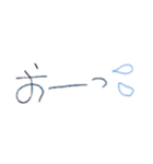 わたしのてがき文字(背景透過)（個別スタンプ：12）