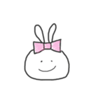 ちょこっと女子なうさぎさん（個別スタンプ：4）