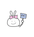 ちょこっと女子なうさぎさん（個別スタンプ：8）