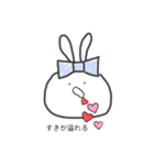 ちょこっと女子なうさぎさん（個別スタンプ：11）