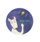 ハナのデイリーフレーズスタンプブルテリア（個別スタンプ：10）