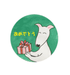 ハナのデイリーフレーズスタンプブルテリア（個別スタンプ：12）