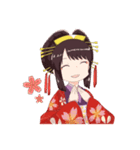 ゆるかわ花魁 美古都ちゃん（個別スタンプ：24）