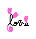 ハートまみれデカ文字♪
敬語スタンプ（個別スタンプ：16）