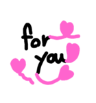 ハートまみれデカ文字♪
敬語スタンプ（個別スタンプ：21）
