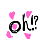 ハートまみれデカ文字♪
敬語スタンプ（個別スタンプ：23）