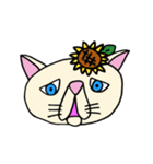 困り顔のブサカワ猫スタンプ（個別スタンプ：15）