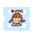 毎日使える可愛いスタンプ girl（個別スタンプ：13）