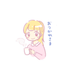 和毛くんの彼女（個別スタンプ：5）