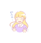 和毛くんの彼女（個別スタンプ：14）