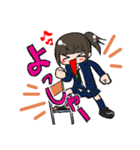 ハイテンションな明るい女子高生（個別スタンプ：5）