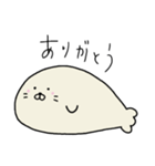ずっと無表情を貫くあざらしくん（個別スタンプ：6）