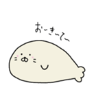 ずっと無表情を貫くあざらしくん（個別スタンプ：20）