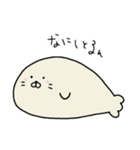 ずっと無表情を貫くあざらしくん（個別スタンプ：22）
