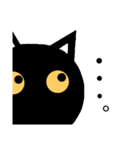 使える！黒猫〔くろねこ〕にーにゃん。（個別スタンプ：34）
